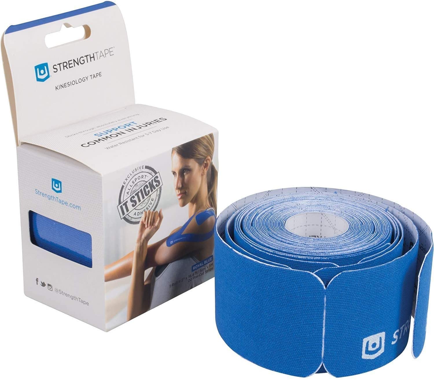 Strength Tape Box 5M Precut Roll